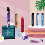 5ml bottom-fill perfume bottle aluminum perfume bottle customized color