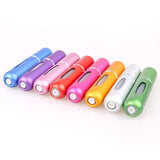 5ml bottom-fill perfume bottle aluminum perfume bottle customized color