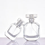 Octagan glass perfume bottle customized color