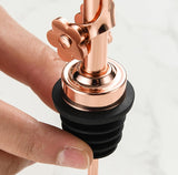 Flower Shape Rose Gold/ Silver/ Golden/Black Stainless Steel Big Output Wine Pourer
