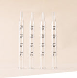 5ML, 10ML, 20ML, 25ML, 30ML, 50ML and 100ML Pink Glass Dropper Bottles with Rose Gold Color Aluminum Lid