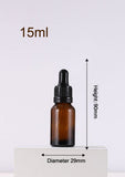 5ML, 10ML, 20ML, 25ML, 30ML, 50ML and 100ML Amber Glass Dropper Bottles with Tapered Glass Droppers