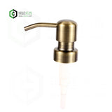 Antique brass pump for soap dispenser
