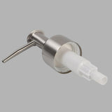 Silver Satin Brushed Stainless Steel Soap Dispenser Pump For Boston Glass Bottle CB-02B