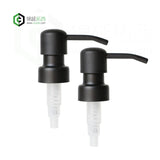 soap dispenser pump, stainless steel material, black finish