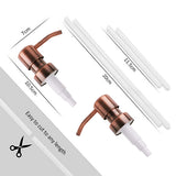 straws for antique copper soap dispenser pump