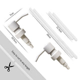 straws 11.5cm and 20cm (optional) for soap dispenser pump, easy to cut to any length