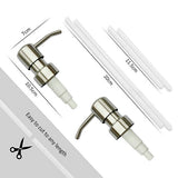 Satin Finish Pump For Soap Dispenser, Stainless Steel Soap Dispenser Pump CB-03B