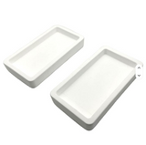White Quick Dry Diatomite Absorbent Tray, Bathroom Sink Countertop Organizer Tray
