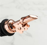 Flower Shape Rose Gold/ Silver/ Golden/Black Stainless Steel Big Output Wine Pourer