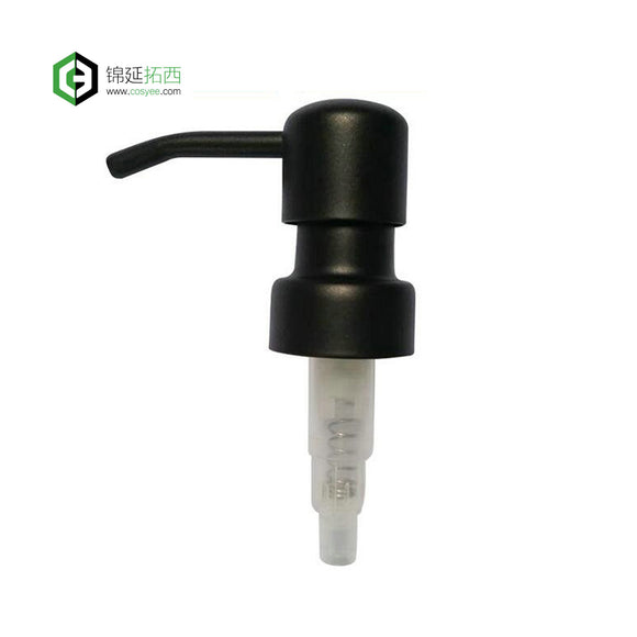 black finish pump for soap dispenser