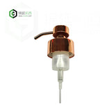 Rose Gold Finish 45/400 Metal Plastic Foaming Dispenser Pump