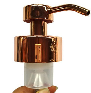 Rose Gold Finish 45/400 Metal Plastic Foaming Dispenser Pump