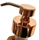 Rose Gold Finish 45/400 Metal Plastic Foaming Dispenser Pump