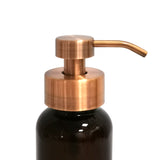 Satin Brushed Finish Stainless Steel Foaming Dispenser Pump Replacable Pump Top