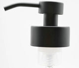 Matte Black Painted Metal Plastic Stainless Steel Foaming Dispenser Pump For Replacement