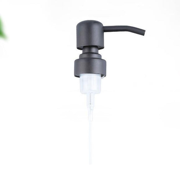 Black Painted 28mm Metal Shampoo Pump Stainless Steel Foaming Dispenser Pump FP-10S