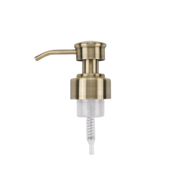 2022 New Design Big Foam Dispenser Pump, Antique Brass Finish Stainless Steel Foam Dispenser Pump