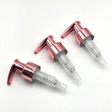 Rose Gold Plastic Lotion Pump, Shampoo Pump Rose Gold 24/410 28/400